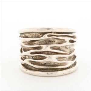 Sterling silver ring.